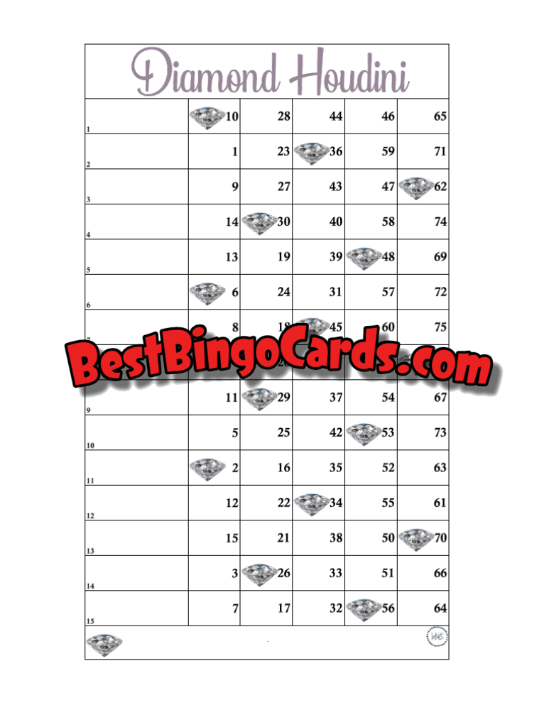 Houdini Diamond 15 Lines