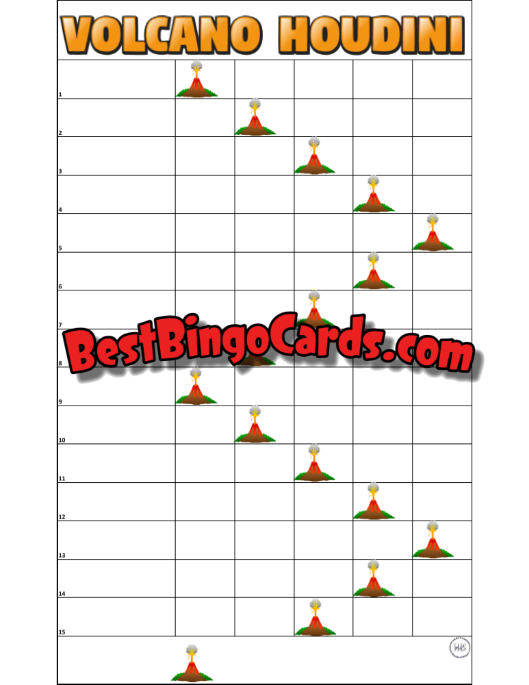 Houdini Volcano 15 Blank