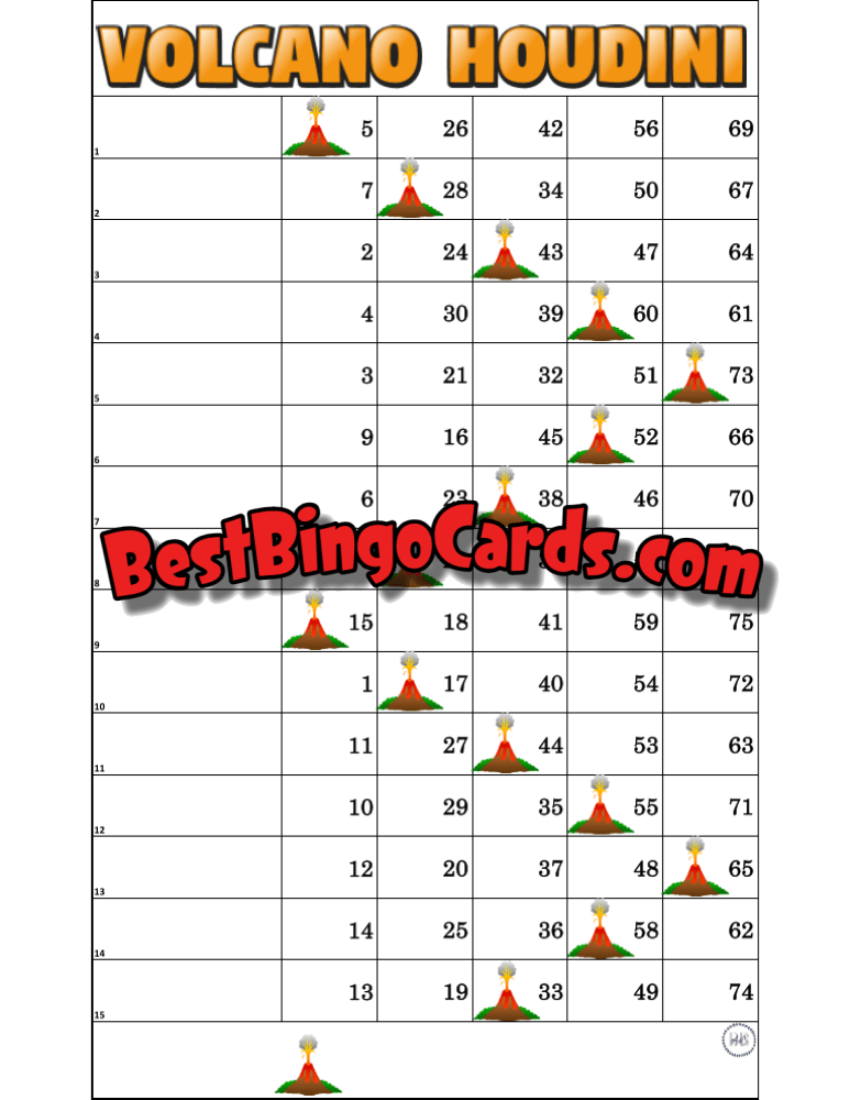 Volcano Houdini 15 Lilnes