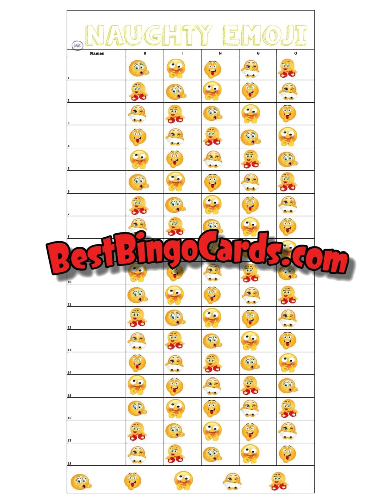 Naughty Emoji 18 Blank