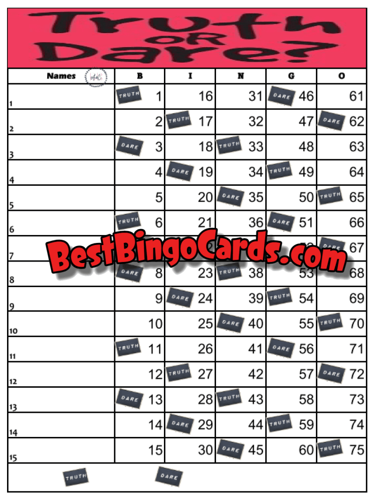 Truth Or Dare Straight And Mixed