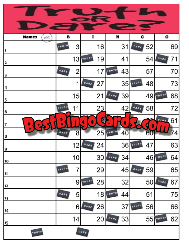 Truth Or Dare Straight And Mixed