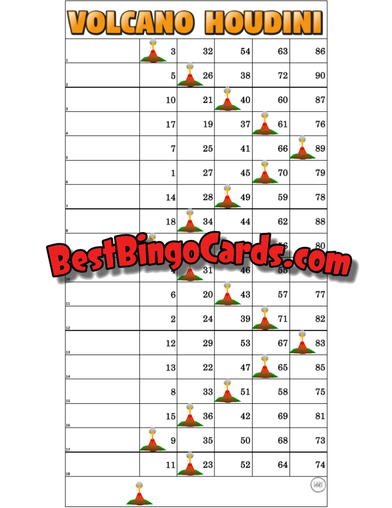 Volcano Houdini 18 Lines
