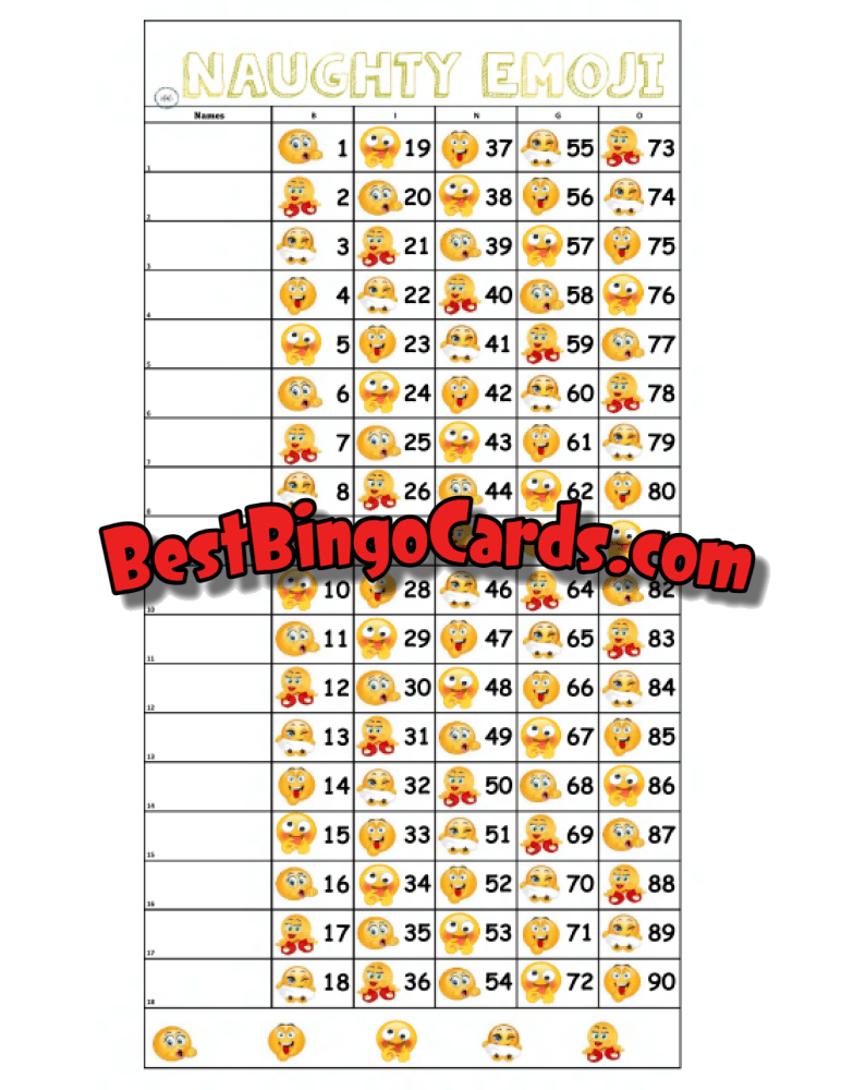 Naughty Emoji 18 Straight And Mixed