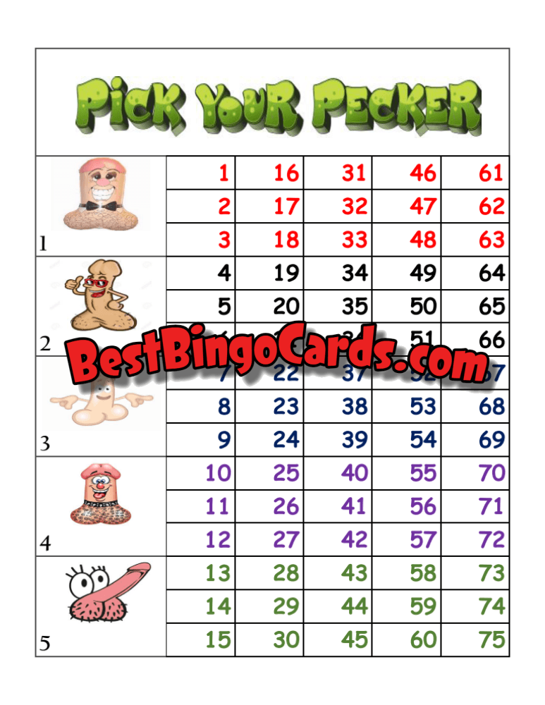 Pick Your Pecker Block Straight And Mixed