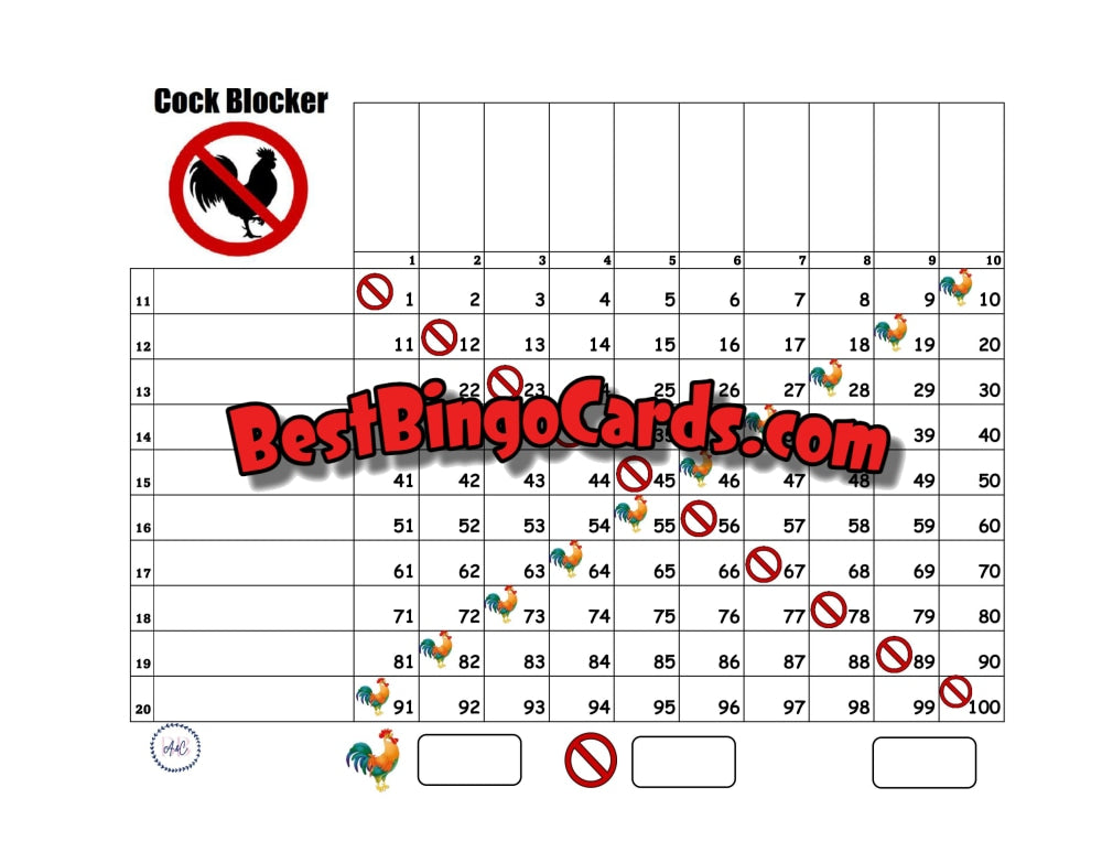 100 Cock Blocker Straight And Mixed