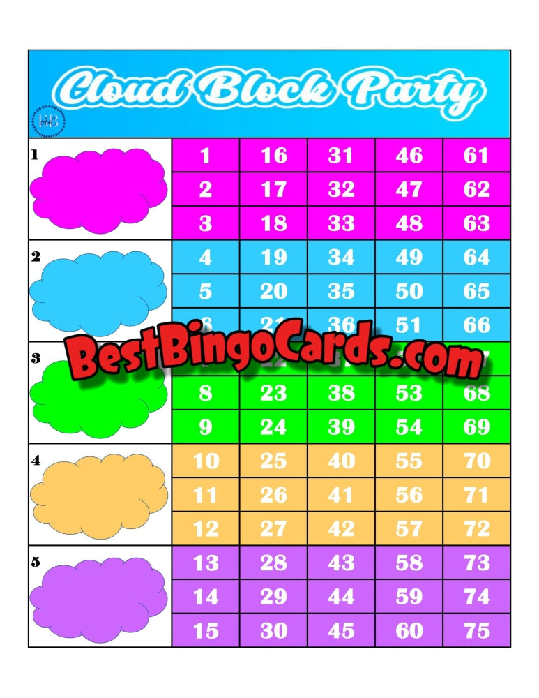 Cloud Block Straight And Mixed