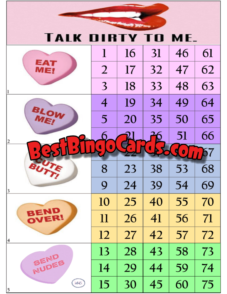 Talk Dirty Block Straight And Mixed