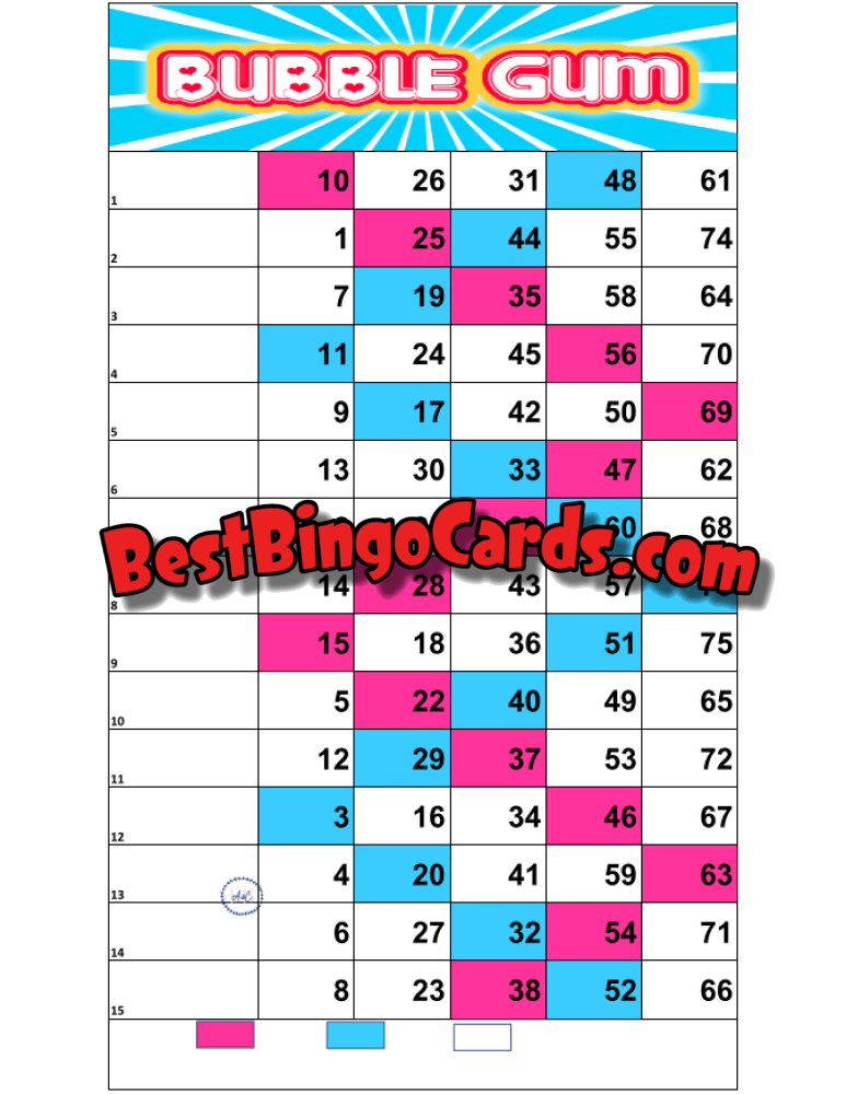 Bubble Gum Straight And Mixed