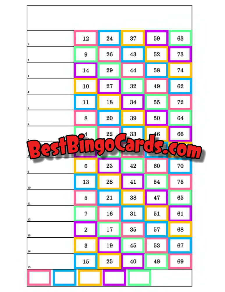 Color Box 15 Straight And Mixed