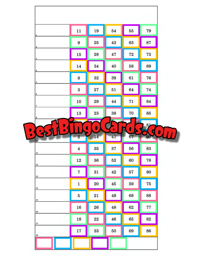 Color Box 18 Straight And Mixed