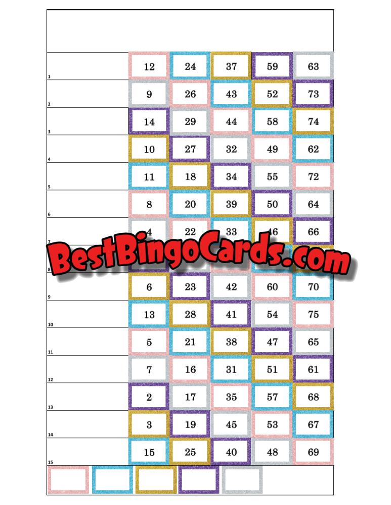 Glitter Box 15 Straight And Mixed