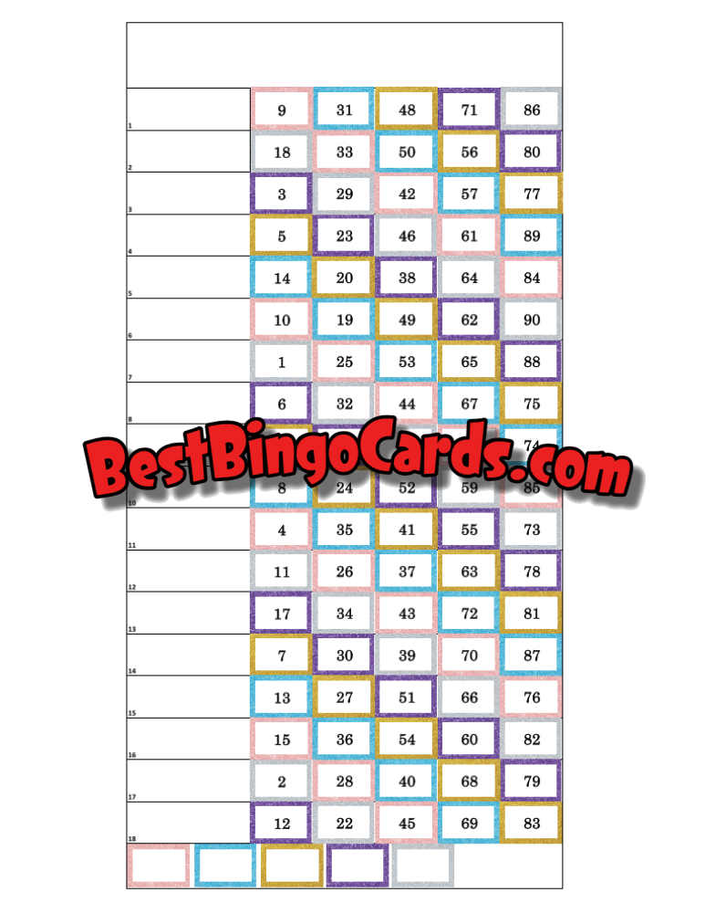 Glitter Box 18 Straight And Mixed