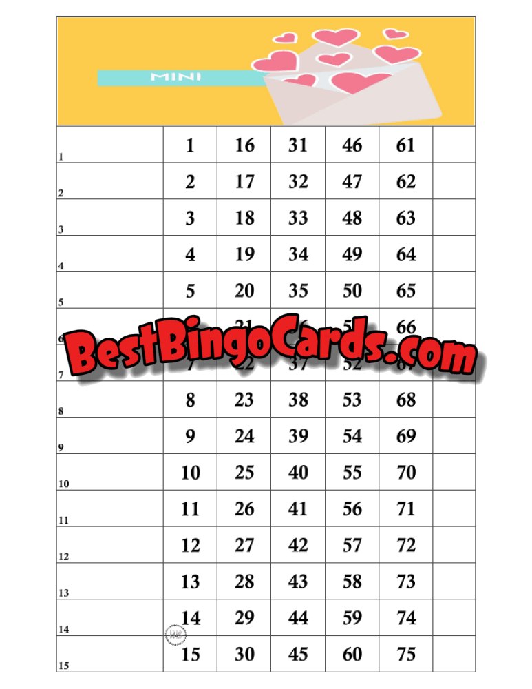 Heart Mini Straight And Mixed