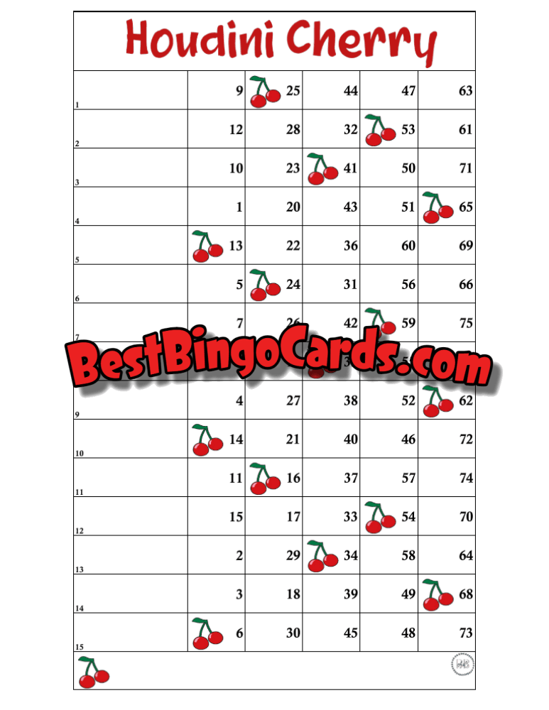 Houdini Cherry 15 Lines