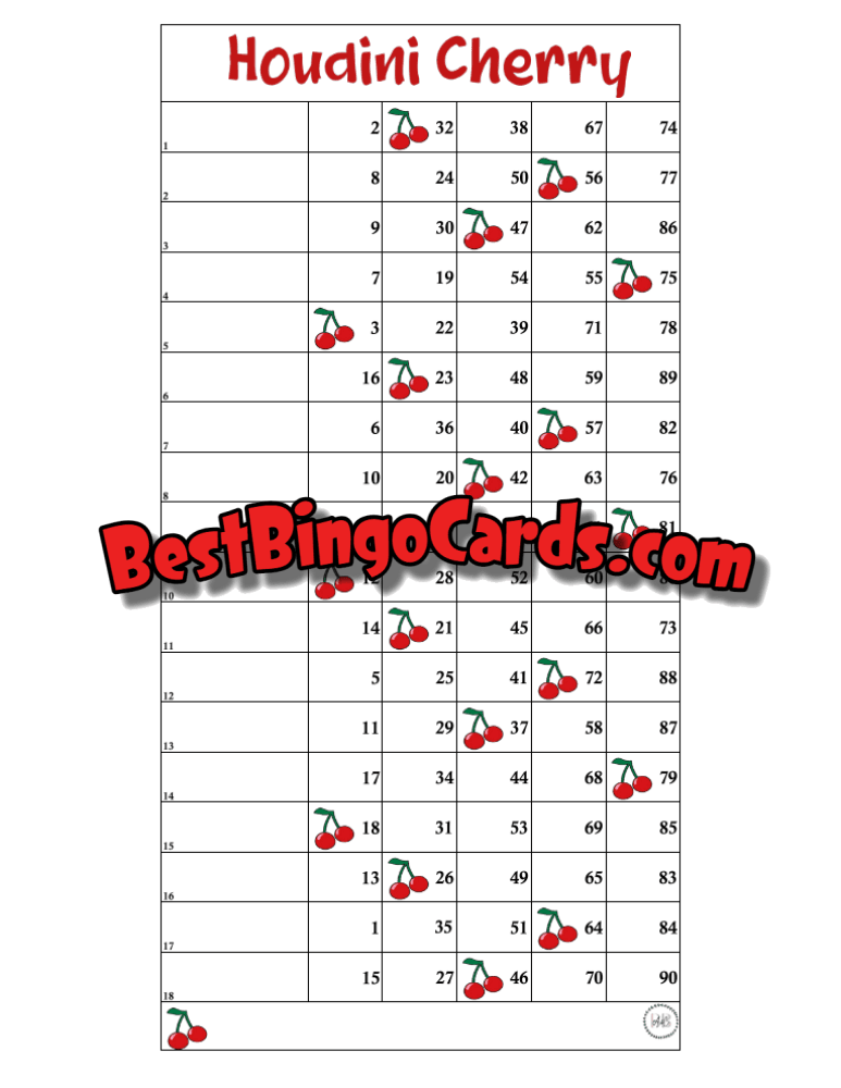 Houdini Cherry 18 Lines