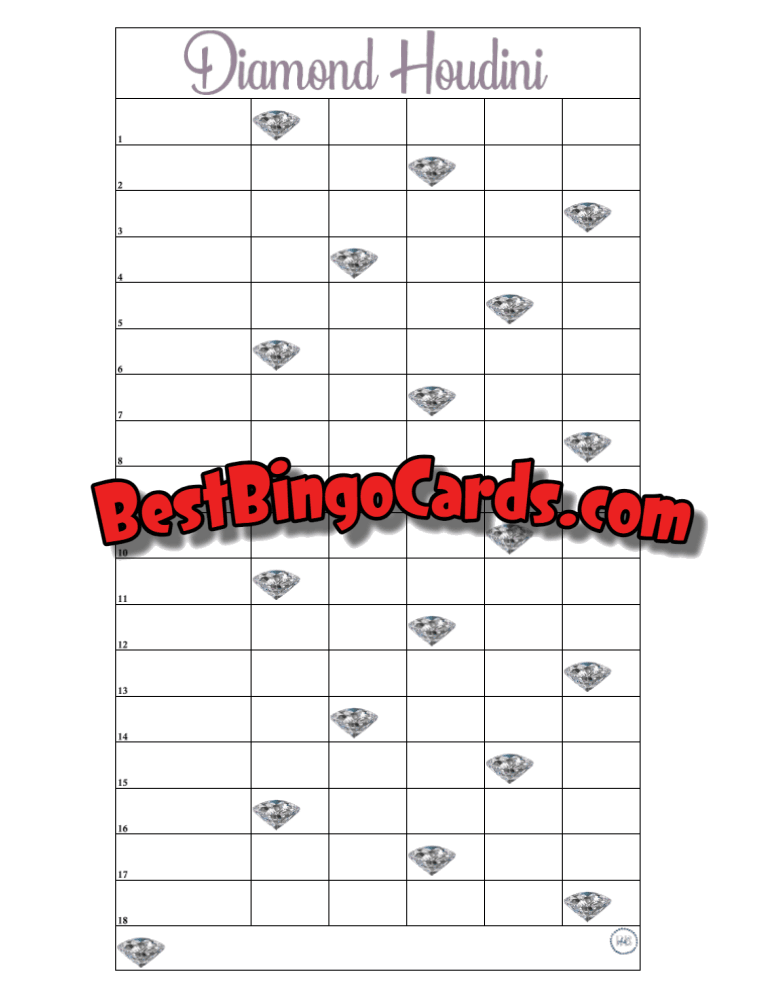 Houdini Diamond 18 Lines Blank