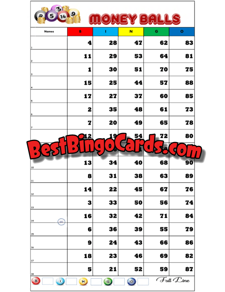 Money Balls 90 Straight And Mixed