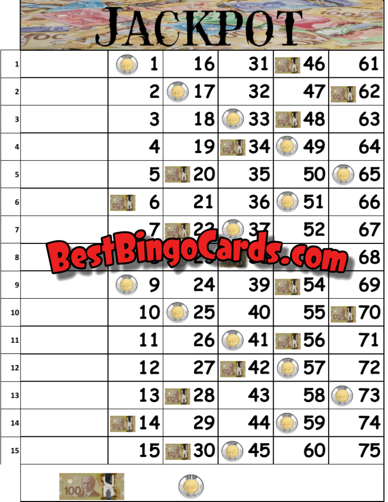 Money Jackpot Straight And Mixed