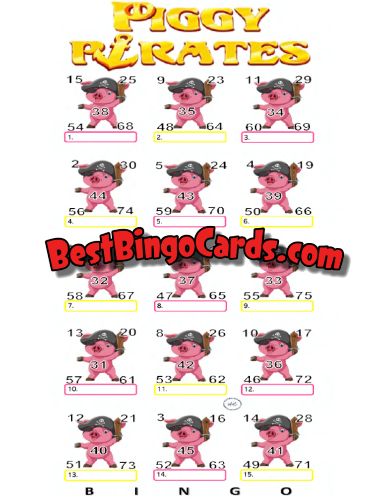 Piggy Pirates Pic Straight And Mixed