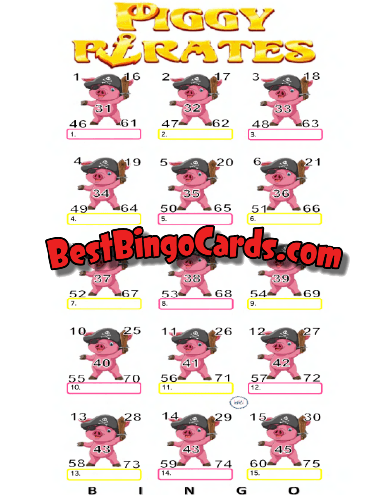 Piggy Pirates Pic Straight And Mixed