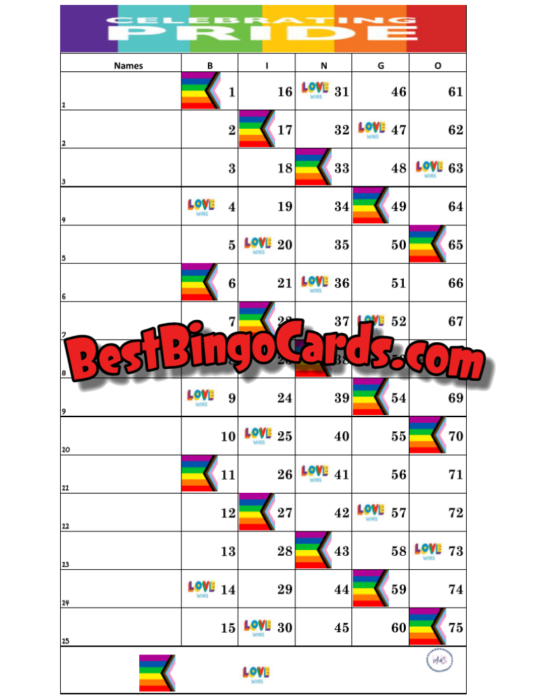 Pride Straight And Mixed