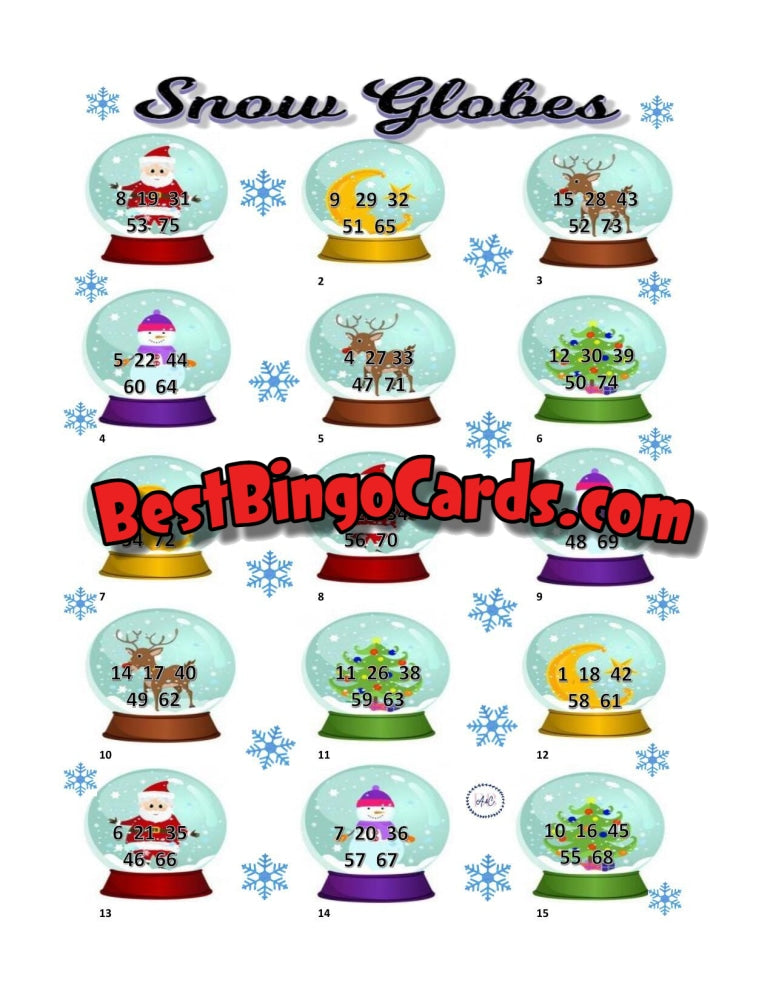 Snow Globes Pic Straight And Mixed