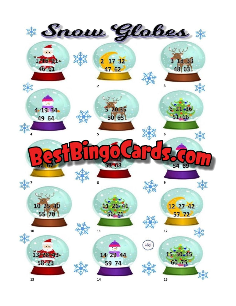 Snow Globes Pic Straight And Mixed