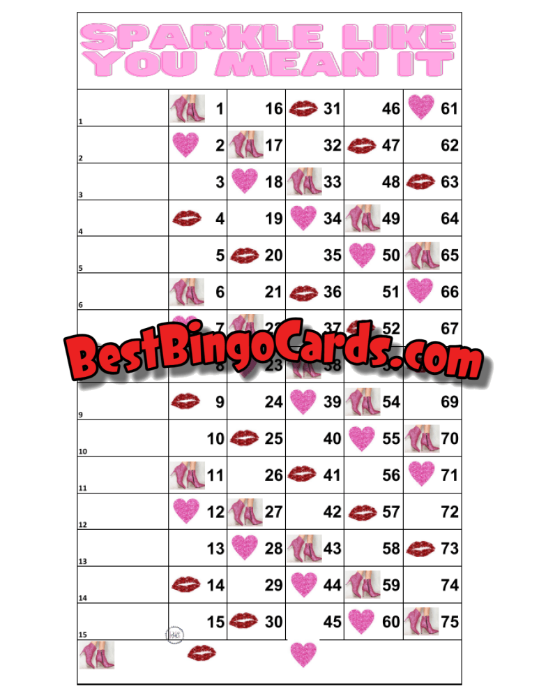 Sparkle Straight And Mixed