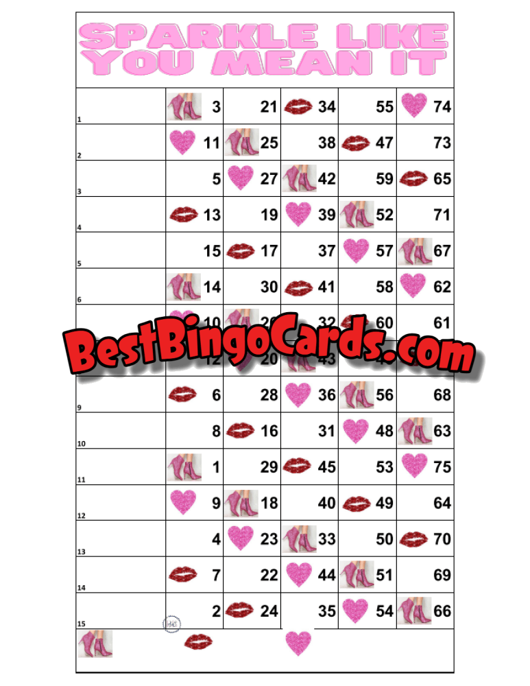 Sparkle Straight And Mixed