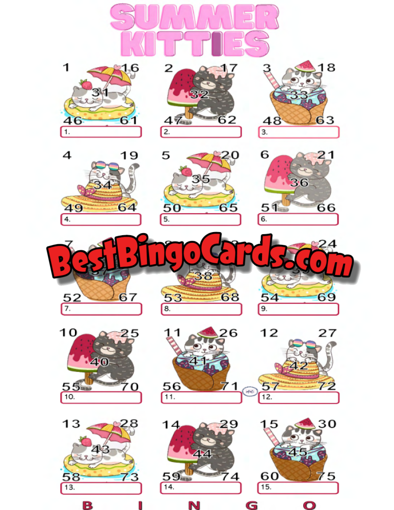 Summer Kitties Pic Straight And Mixed