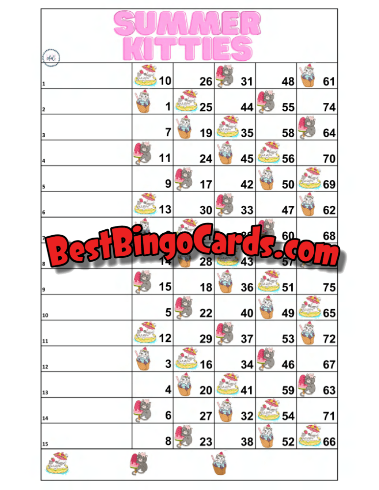 Summer Kitties Straight And Mixed