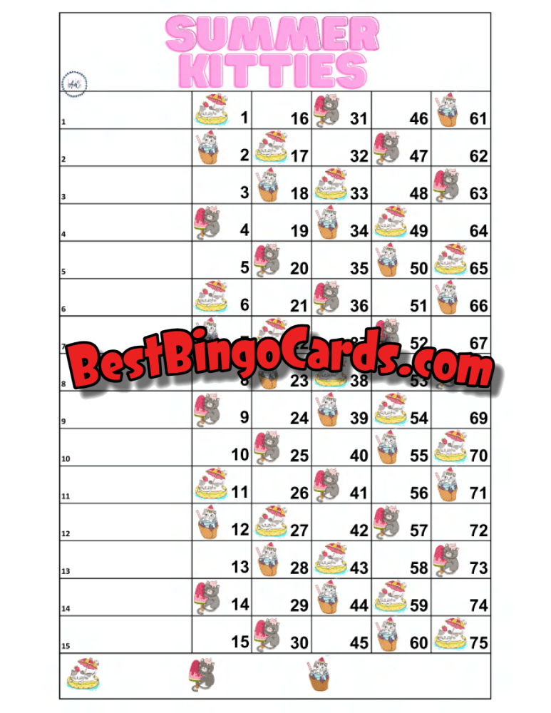 Summer Kitties Straight And Mixed