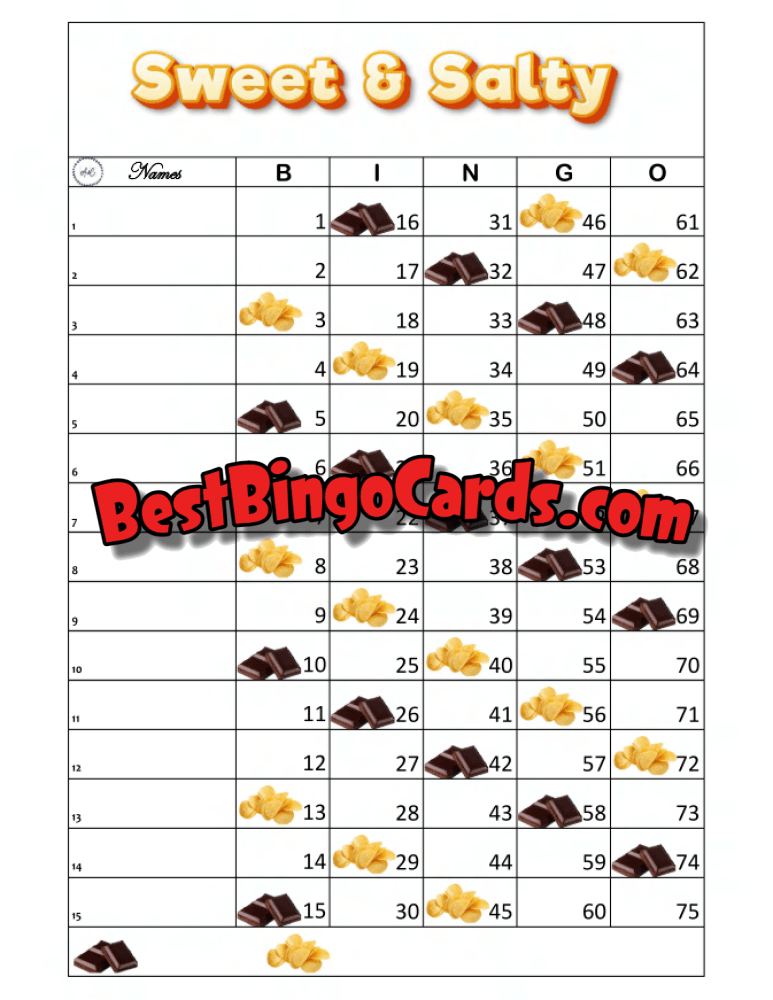 Sweet And Salty Straight Mixed