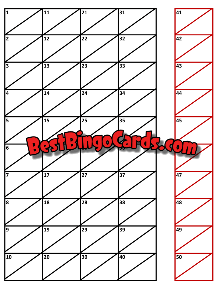 Bingo Boards 1-25 Player Holds Houdini - 75 Ball